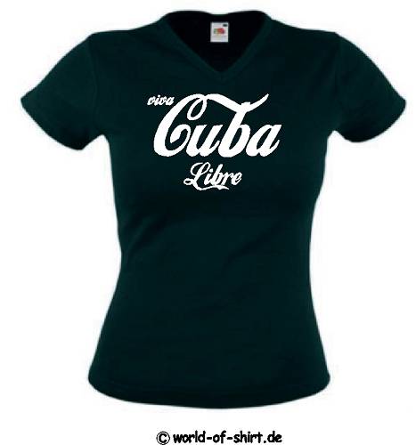 CUBA LIBRE/KUBA SEXY GIRLIE SHIRT VON XS-XXL