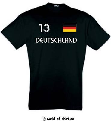 DEUTSCHLAND / GERMANY KINDER T-SHIRT TRIKOT LOOK KIDS