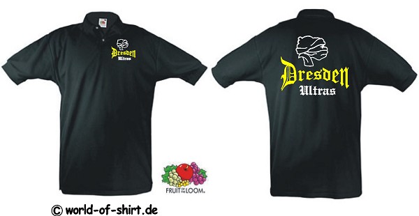 DRESDEN HARDCORE HOOLIGAN ULTRAS POLO SHIRT S-XXL NEU