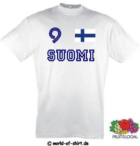 FINNLAND / SUOMI  KINDER T-SHIRT TRIKOT LOOK KIDS