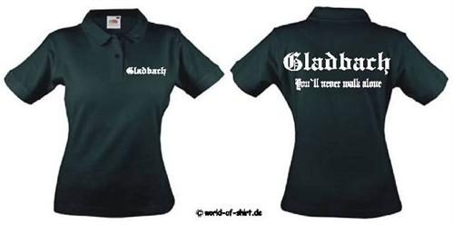 GLADBACH ULTRAS/FANS SEXY POLO GIRLIE SHIRT VON XS-XL