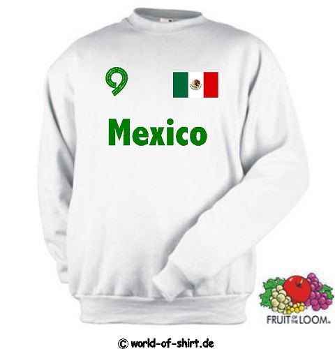 MEXICO / MEXIKO SWEATSHIRT IN ÜBERGRÖSSE XXXL / 3XL