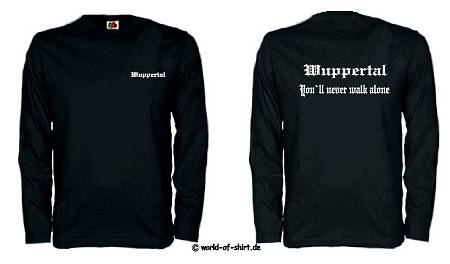 WUPPERTAL ULTRAS/FANS LONGSLEEVE/LANGARM VON S-XXL
