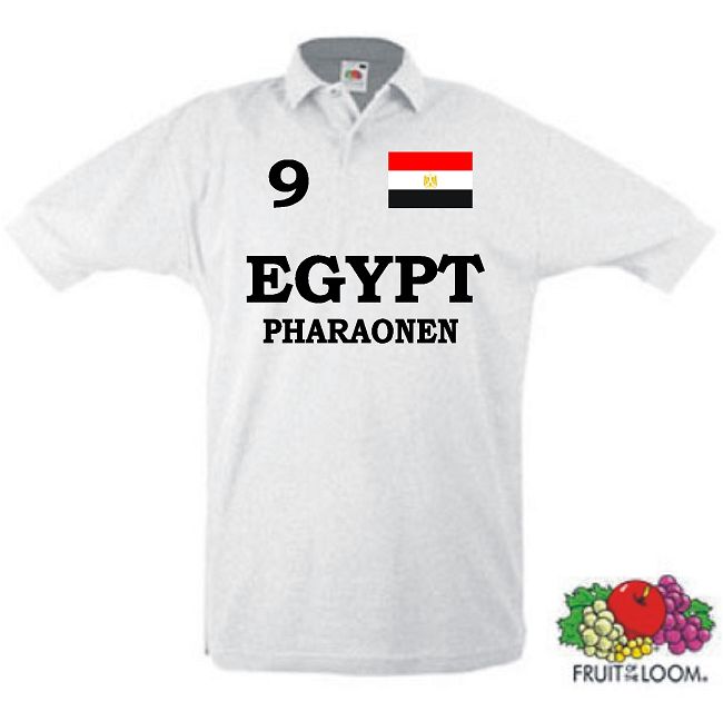 ÄGYPTEN EGYPT PHARAONEN POLO SHIRT IM TRIKOT LOOK 17