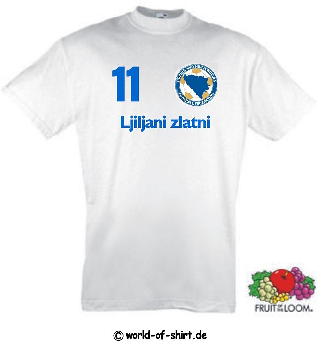 BOSNIEN BOSNA Ljiljani zlatni TRIKOT T-SHIRT VON S-XXL