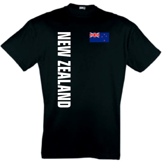 NEUSEELAND NEW ZEALAND T-SHIRT IM TRIKOT LOOK S-XXL 2