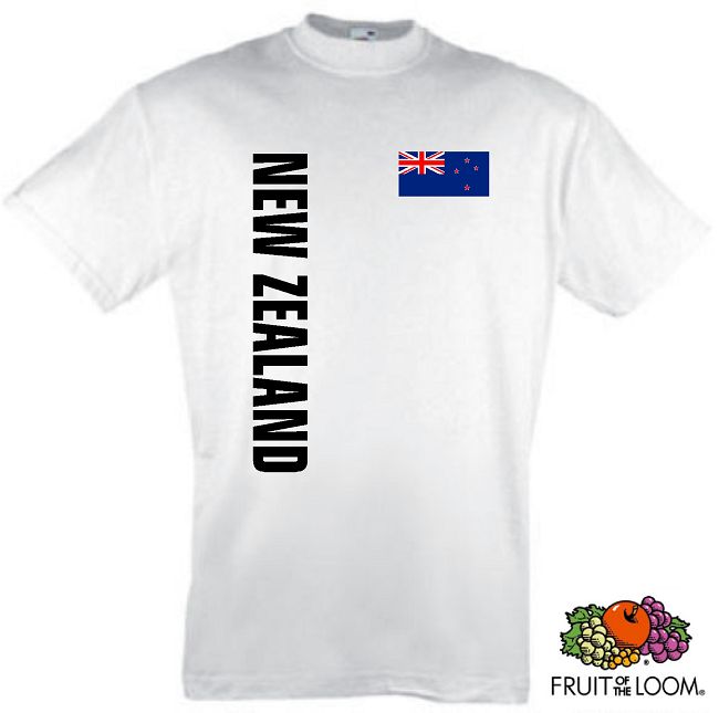 NEUSEELAND NEW ZEALAND T-SHIRT IM TRIKOT LOOK S-XXL 3