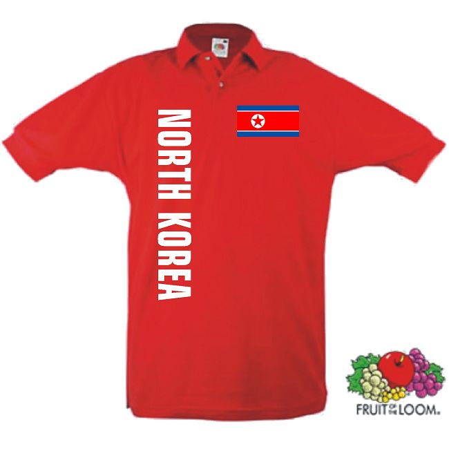 NORDKOREA NORTHKOREA POLO SHIRT TRIKOT WM 2010 S-XXL 27