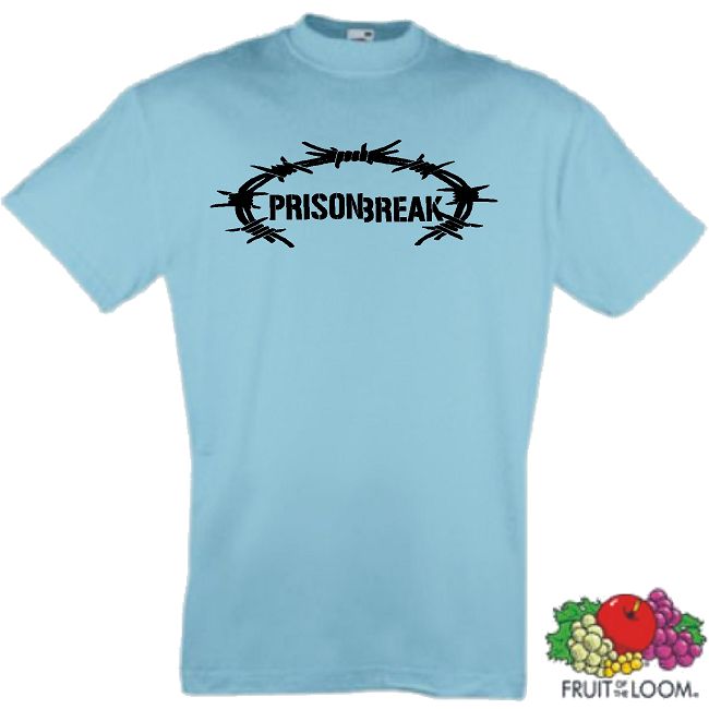 PRISON BREAK T-SHIRT SERIE STAFFEL FOX RIVER S-XXL DVD