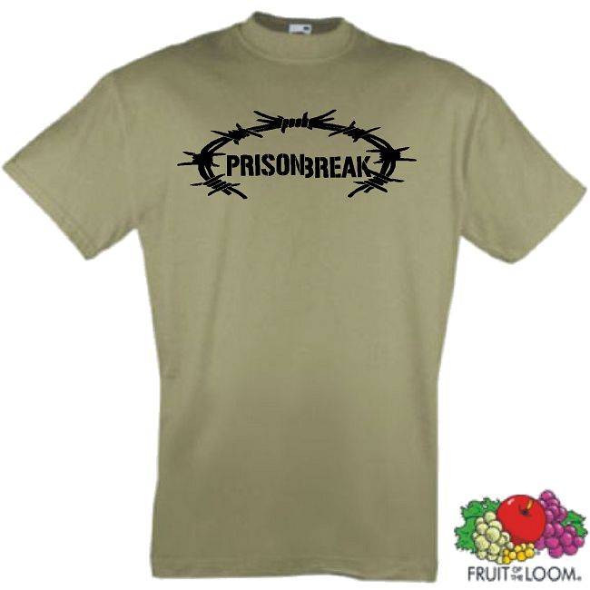 PRISON BREAK T-SHIRT SERIE STAFFEL FOX RIVER S-XXL KULT