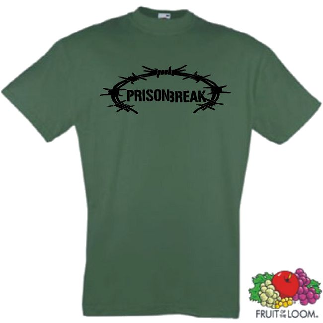 PRISON BREAK T-SHIRT SERIE STAFFEL FOX RIVER S-XXL NEU