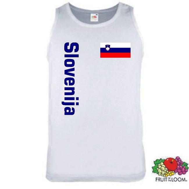 SLOVENIJA &Auml;RMELLOS T-SHIRT IM TRIKOT LOOK NEU 17