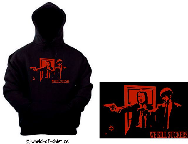 PULP FICTION KAPUZENSWEAT WE KILL SUCKERS KULT S-XXL 7