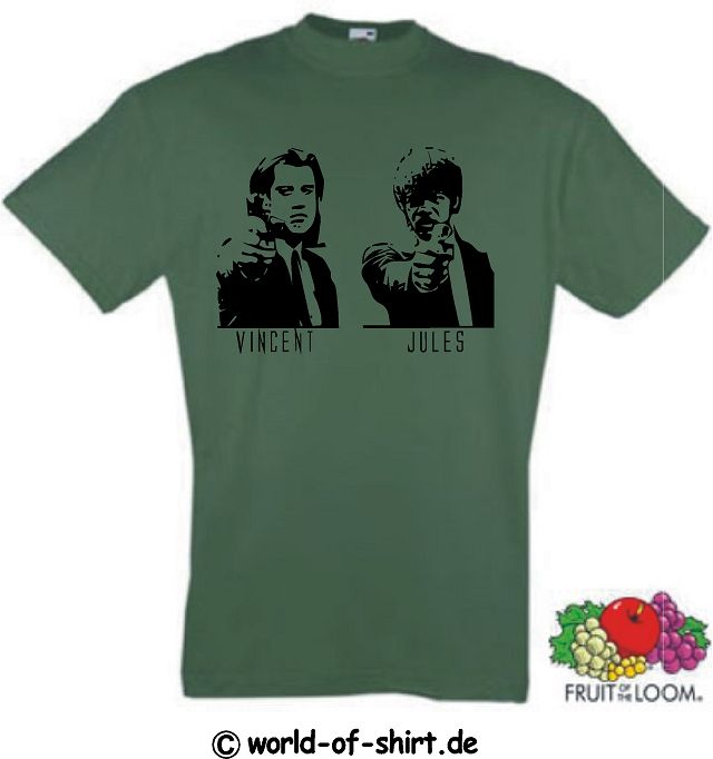 PULP FICTION T-SHIRT VINCENT & JULES TARANTINO KULT 4