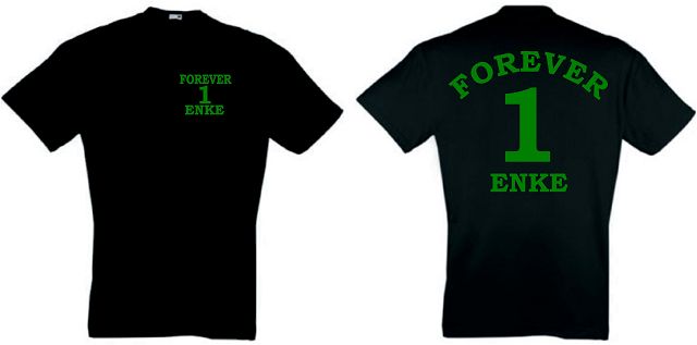 ROBERT ENKE EHREN T-SHIRT HANNOVER 96 FOREVER 1(XL)