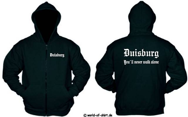 DUISBURG ULTRAS/FANS KAPUZEN JACKE V. S-XXL KULT