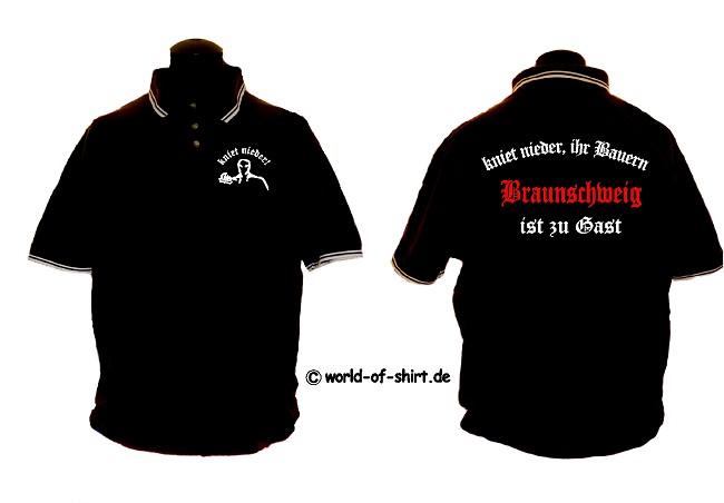 BRAUNSCHWEIG ULTRAS KNIET NIEDER IHR BAUERN POLO SHIRT