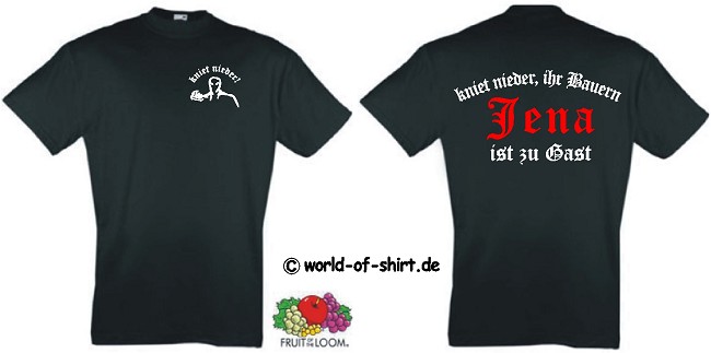 CARL ZEISS JENA ULTRAS KNIET NIEDER IHR BAUERN T-SHIRT