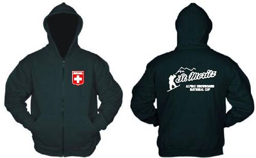 ST MORITZ ALPINE SNOWBOARD KAPUZENJACKE
