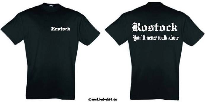ROSTOCK ULTRAS/FANS T-SHIRT NEU V. S-XXL ANSEHEN KULT