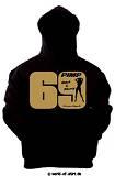 69 PIMP KAPUZENSWEAT HOODIE SCHWARZ / GOLD S-XXL