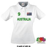 AUSTRALIEN / AUSTRALIA SEXY POLO GIRLIE SHIRT VON XS-XL