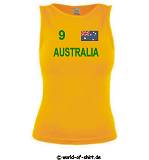 AUSTRALIEN/AUSTRALIA SEXY GIRLIETRÄGERSHIRT ATHL. STYLE