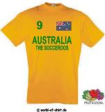 AUSTRALIEN/AUSTRALIA T-SHIRT THE SOCCEROOS V.S-XXL gelb