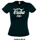 CUBA LIBRE/KUBA SEXY GIRLIE SHIRT VON XS-XXL