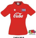 CUBA LIBRE/KUBA SEXY GIRLIE POLO SHIRT MIT STERN