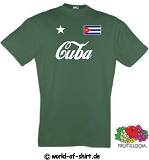 CUBA LIBRE / KUBA T-SHIRT TRIKOT LOOK OLIV MIT STERN(XXL)