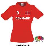 DÄNEMARK / DENMARK SEXY POLO GIRLIE SHIRT VON XS-XL