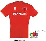 DÄNEMARK / DENMARK KINDER T-SHIRT TRIKOT LOOK KIDS