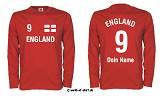 ENGLAND LONGSLEEVE INKL.WUNSCHNAME & NUMMER