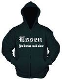 ESSEN ULTRAS/FANS KAPUZEN JACKE VORNE BEDRUCKT