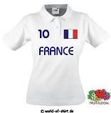 FRANKREICH / FRANCE SEXY POLO GIRLIE SHIRT VON XS-XL