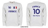FRANKREICH / FRANCE LONGSLEEVE INKL.WUNSCHNAME & NUMMER