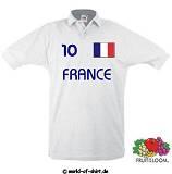 FRANKREICH / FRANCE POLO SHIRT IN 3XL ÜBERGRÖSSE XXXL