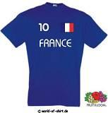 FRANKREICH / FRANCE T-SHIRT TRIKOT LOOK VON S-XXL (Sx3;L;XL)