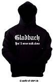 GLADBACH ULTRAS/FANS KAPUZENSWEAT VON S-XXL VORNE BEDR