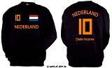 NIEDERLANDE SWEATSHIRT 3XL ÜBERGRÖSSE INKL. WUNSCHDRUCK