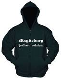 MAGDEBURG ULTRAS/FANS KAPUZEN JACKE VORNE BEDRUCKT