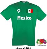 MEXICO / MEXIKO KINDER T-SHIRT IM TRIKOT LOOK
