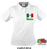 MEXICO / MEXIKO SEXY POLO GIRLIE SHIRT VON XS-XL