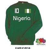 NIGERIA SWEATSHIRT TOP QUALITÄT VON S-XXL
