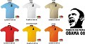 POWER TO THE PEOPLE BARACK OBAMA POLO SHIRT VON S-XXL