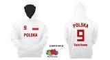 POLEN / POLSKA KAPUZENSWEAT INKL.WUNSCHNAMEN u. NUMMER