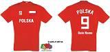 POLEN / POLSKA T-SHIRT TRIKOT LOOK ink.WUNSCHDRUCK