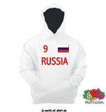 RUSSLAND / RUSSIA KAPUZENSWEAT V.S-XXL IN 12 FARBEN