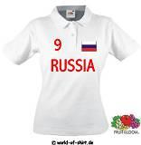 RUSSLAND / RUSSIA SEXY POLO GIRLIE SHIRT VON XS-XL